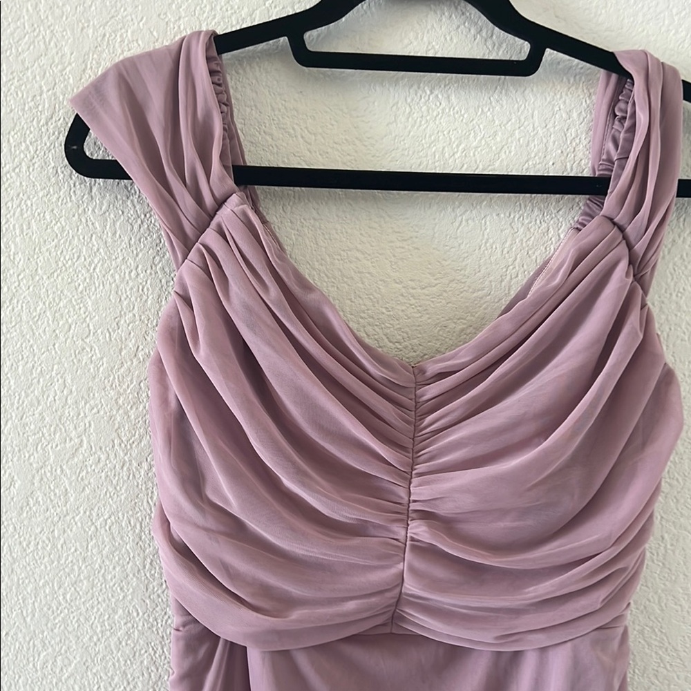 Elegant Mauve Evening Gown - image 5